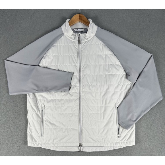 Peter Millar Other - Peter Millar Jacket Mens XL Gray Merge Hybrid Quilted Quiet Luxury Golf Office